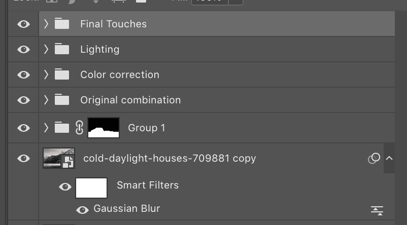 All Photoshop layers